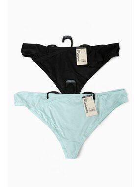 No Boundaries Micro Thong Panties with Mesh 2 Pack Women’s Size XXXL (22) NEW